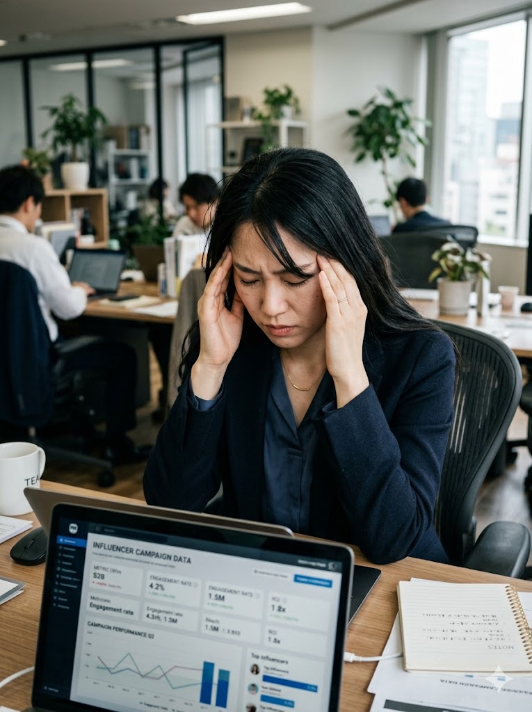 インフルエンサー活用の進め方に悩む担当者