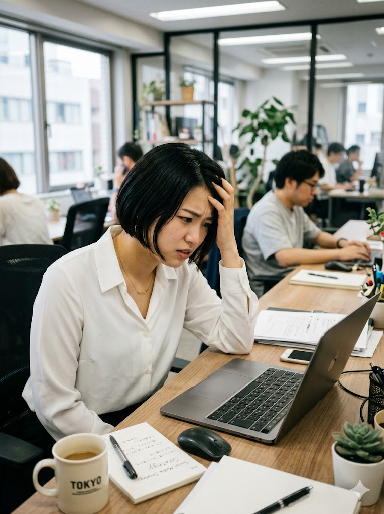 SNSの成果が出ずに悩む担当者